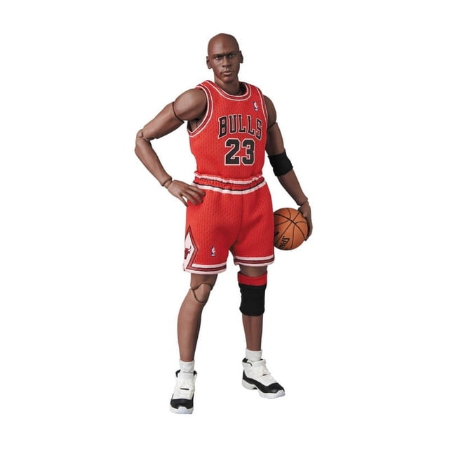 Mafex 100 estrella del baloncesto Michael Jordan figura Anime Bulls ropa Real No. 23 colección de figuras de acción modelo juguete muñeca regalo