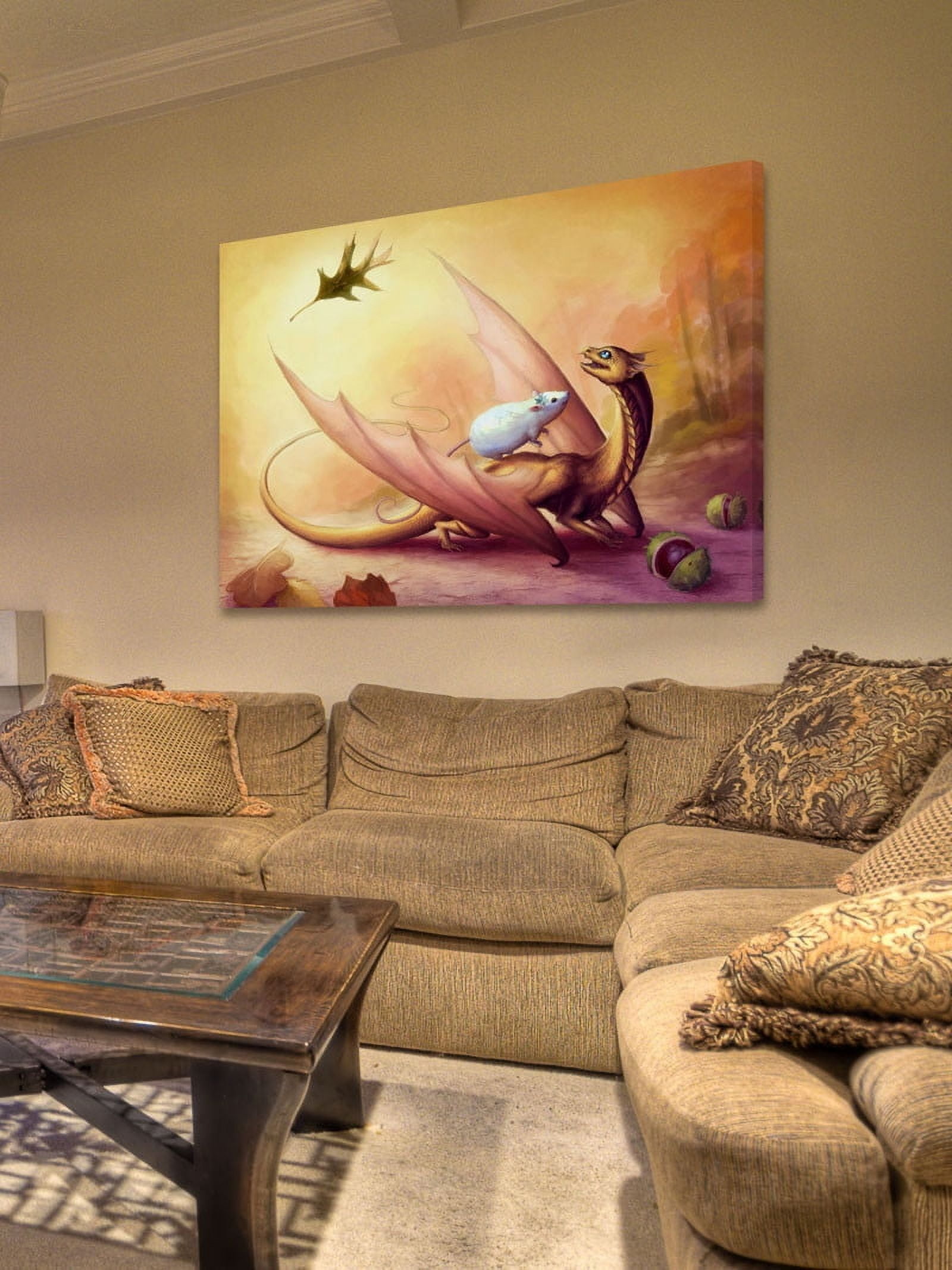 Marmont Hill "Autumn Drake" Painting Print on Canvas