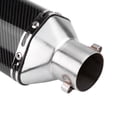 thumbnail image 4 of Suuonee Tubo de escape para motocicleta, acero inoxidable, fibra de carbono de 51 mm de diámetro, sistema de escape completo para Honda Yamaha Suzuki Kawasaki Ecomeon no, 4 of 5