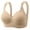 30# Complexion, variant on Wireless Lifting Push Up Bra For Women Breathable Air Mesh Full Coverage Bust Support Bralette Adjustable Wide Shoulder Straps Comfort Shaping Bra For Daily Wear Coffee 40