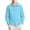 Sky Blue-#001, variant on Dweltoz Boys School Uniform Long Sleeve Solid Button Up Top Classic Collared Dress Shirt Back to School Clothes,Blue 6-7Years