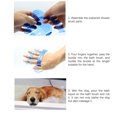 thumbnail image 5 of Methold Cepillo de eliminación, práctico y útil, lindo peine para cachorros, guante de aseo para gatos, masaje de limpieza, cepillos de Suministros para perros azul1pcs, 5 of 5