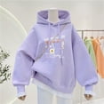 thumbnail image 2 of Ropa de otoño invierno 2024 para niñas Sudadera con capucha de oso Camiseta suelta de margaritas Vestidos para adolescentes Princesa para niñas 5 7 8 9 10 11 12 años, 2 of 4