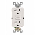 thumbnail image 1 of Leviton M22-GFNT2-03W 20 Amp White GFCI Receptacle, 1 of 3