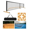 thumbnail image 2 of koolsoo Portable Pickleball Net 22ft Equipment Pickle Ball Net for Game Party Tennis Orange, 2 of 9