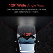 YADA 1080p Roadcam, 120 Degree Wide Angle Lense and 2.2 LCD screen Dash Camera with G-Sensor Technology with Park and Record Mode