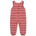 thumbnail image 4 of Hifoo Child Winter Girls Thermal Padded Overalls With Detachable Crotch Insulated Pants Baby Toddler Outdoor Play Soft Sleeveless Jumpsuits Rompers, 4 of 4