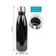 thumbnail image 2 of Botella de agua de acero inoxidable de 17 oz, doble pared, a prueba de fugas, para deportes, mantiene el calor y el frío, ideal para correr, gimnasio, entrenamiento, ciclismo y niños., 2 of 6