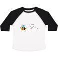 thumbnail image 3 of Inktastic Cute Flying Bumble Bee Boys or Girls Toddler T-Shirt, 3 of 5