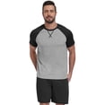 thumbnail image 7 of Iceglad Men's Pajamas Set Long Sleeve Sleepwear with Pockets Comfortable Lightweight Pjs Sets for Men, 7 of 7