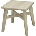 thumbnail image 5 of eHemco Solid Hardwood Step Stool with Double Cross Brace Support for Adults and Kids, 12.25 Inches, Unfinished, 5 of 5