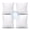 16x16 Inch (Pack of 4), variant on 18x18 Inch (Pack of 4) Throw Pillow Inserts Decorative Outdoor Patio Garden Seating