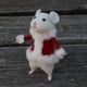 thumbnail image 4 of Adornos navideños de ratón para Halloween, adornos de ratón de ropa roja, 4 of 5