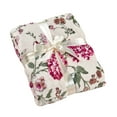 thumbnail image 4 of Home Soft Things Printed Flannel Throw - Carnation Red - 60" x 80", 4 of 8