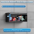 thumbnail image 4 of Fesbos Metal Garage Wall Cabinet with Doors, Wall Mounted Metal Storage Cabinet, Floating Garage Tool Cabinet for Garage, Basement, Kitchen, Warehouse, 4 of 8