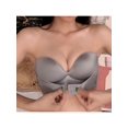 thumbnail image 5 of Women's Plus Size Smoothing Seamless Wireless Stay Put Strapless Push Up Bra, 5 of 7