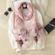 thumbnail image 5 of Bufanda de seda para mujer, chales y envolturas livianos para bodas, chal de pashmina de moda, bufanda bordada, 5 of 6