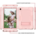 thumbnail image 4 of Samsung Galaxy Tab A8 2022 Case with Kickstand, Dteck Heavy Hybrid Shockproof Rugged Cover for Samsung Galaxy Tab A8 10.5 inch SM-X200/X205/X207, Rosegold, 4 of 8