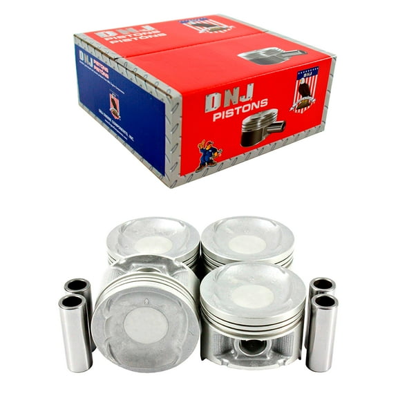 DNJ P296 Standard Complete Piston Set Fits Cars & Trucks 92-95 Honda Civic 1.5L L4 SOHC 16v