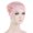 pink, variant on New Scarf Cap Flower Turban Cancer Chemo Beanies Cap Turban Hats Women Hijab Headwrap Headwear BEIGE