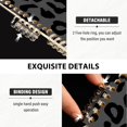 thumbnail image 4 of Haosy Dark Gray Leopard Print Notebooks 2 Pcs 1-subject Journal 60 Sheets A5 College Ruled Paper Detachable Ring 8.3"x5.7", 4 of 8