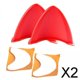 thumbnail image 1 of 2xHelmet Decoración de Seguridad Diseño Lindo Motocicleta Al Aire Libre Hombres Rojo 2 piezas, 1 of 4