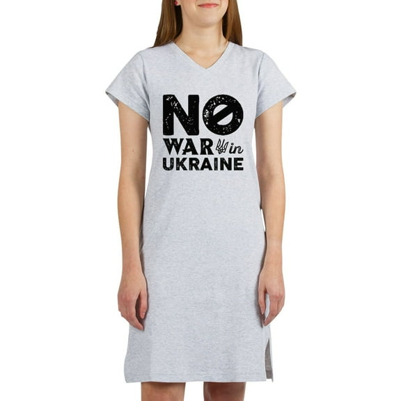 CafePress - No War In Ukraine - Women's Nightshirt