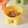 thumbnail image 7 of Raised Cat Bowls, Tilted Elevated Cat Food and Water Bowls, Free Feeder Bowl Dish for Cats and Small Dogs, yellow, 7 of 7