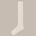 thumbnail image 2 of Xfvqtps Womens Thigh High Socks Coral Fleece Long Tube Solid Color Thickened Warm Winter Over Knee Socks Beige, 2 of 9