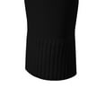 thumbnail image 6 of LOVZFMLL Men's Sweaters, Solid Color Turtleneck Ribbed Pullover, Casual Mandarin Collar Half-Zip Layering Shirt, Warm Winter Tops, Fall Clothes, 6 of 8