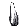 thumbnail image 3 of Bolso bandolera de PVC transparente - Mochila cruzada con hombro transparente aprobada por el estadio, 3 of 5