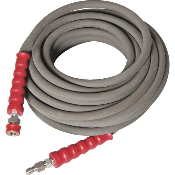 NorthStar Hot Water Nonmarking Pressure Washer Hose, 6000 PSI, 100ft. x 3/8in.