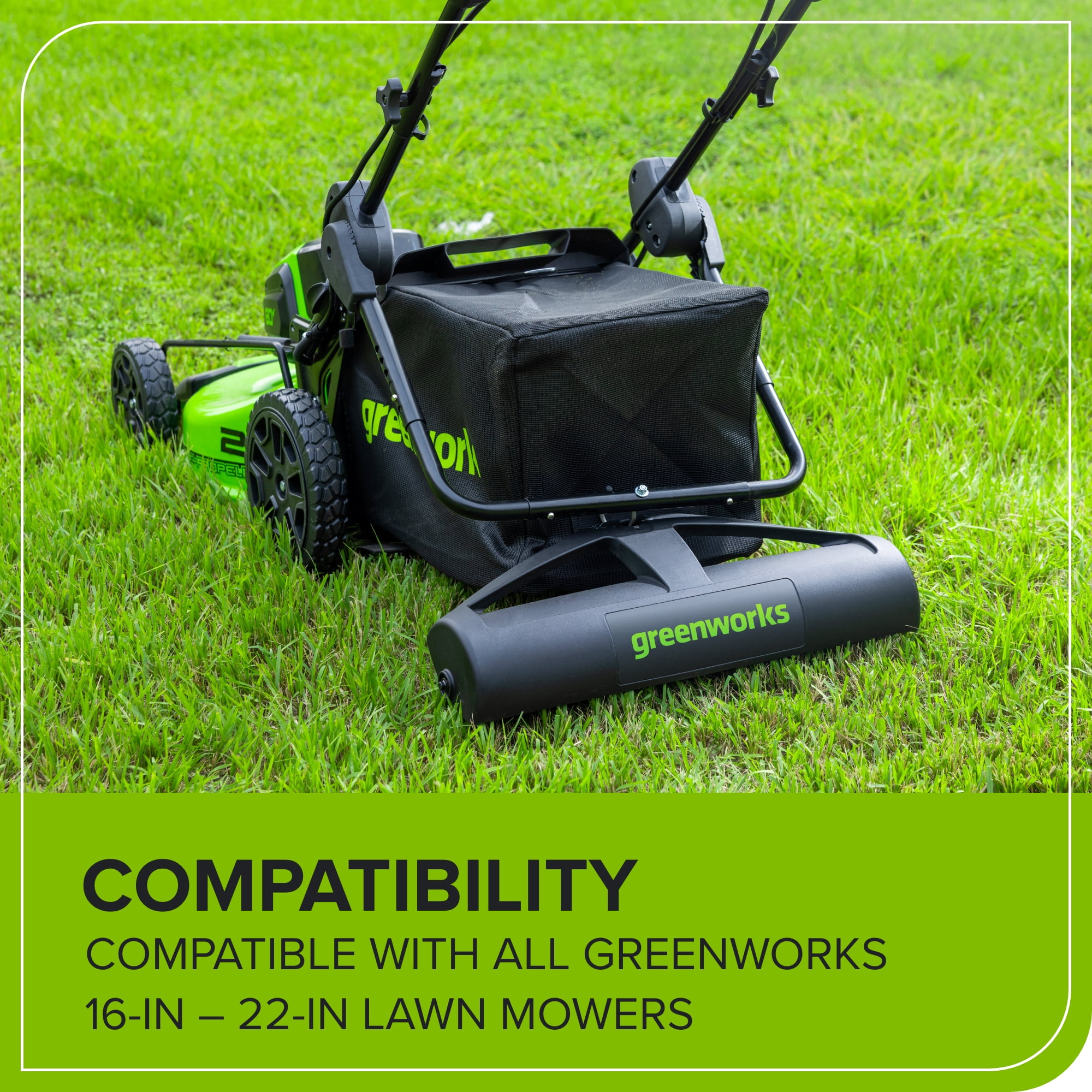 Greenworks Lawn Striping System (Compatible with All Greenworks 20” – 22” Lawn Mowers)