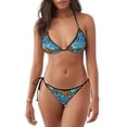 thumbnail image 1 of Balery Little Sea Turtles Pijama Estampado Bikini de Dos Piezas para Mujer - Conjunto de Bikini Ajustable Sexy y Cómodo para Playa, 1 of 6