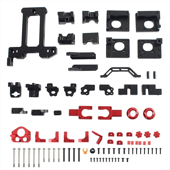 Riwcyla 3D Printer Accessory Aluminum Alloy Parts Compatible with VOR 0.2 3D Printing Machine Upgraded DIY Lightweight Metal Frame Parts with Screw Kit