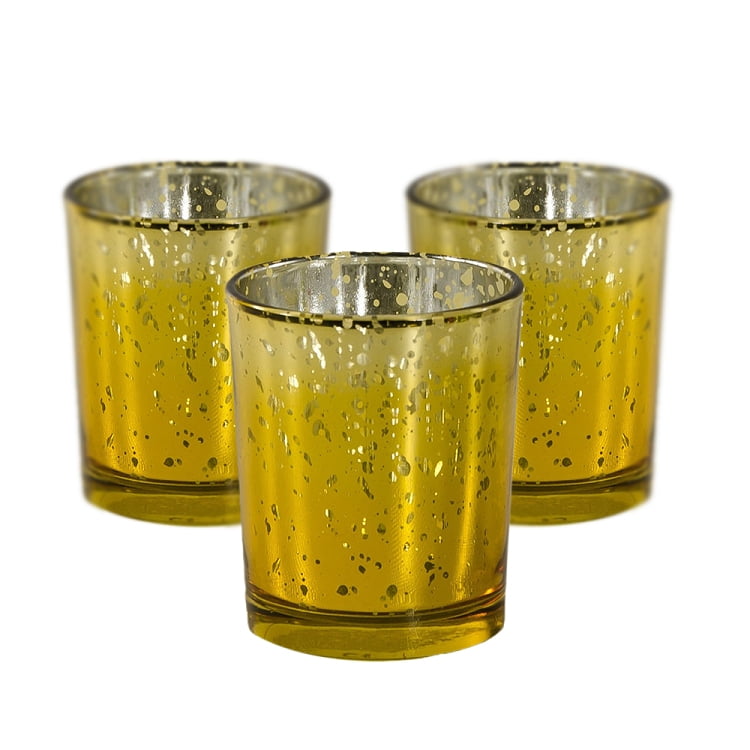 Gold Mercury Votive Holders (Set of 72)