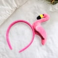 thumbnail image 4 of Lindo Flamingo Diadema Disfraz Animal Headwear Mujeres Niñas Photo Props para Fiesta Carnaval Festival Decoración de Halloween Yinane sombreros de cosplay, 4 of 6