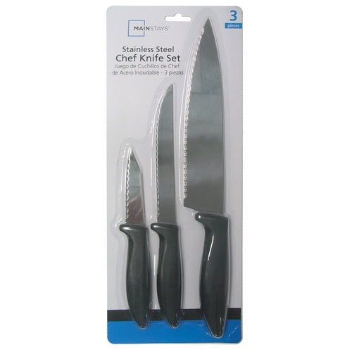 Mainstays Chef Knife Set, 3 Piece 
