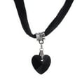 thumbnail image 6 of Opolski Gothic Handmade Shiny Love Heart Rhinestone Pendant Choker Short Necklace Red, 6 of 8