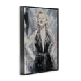 thumbnail image 2 of Stupell Industries Art Deco Classic Stylish Marilyn Black Framed Giclee Art, 12 x 18, by Lucille Lee, 2 of 7