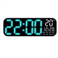 thumbnail image 1 of Reloj Digital Grande con Pantalla LED, Temperatura, Fecha y Semana, Brillo Ajustable de 10°, con Control Remoto., 1 of 5