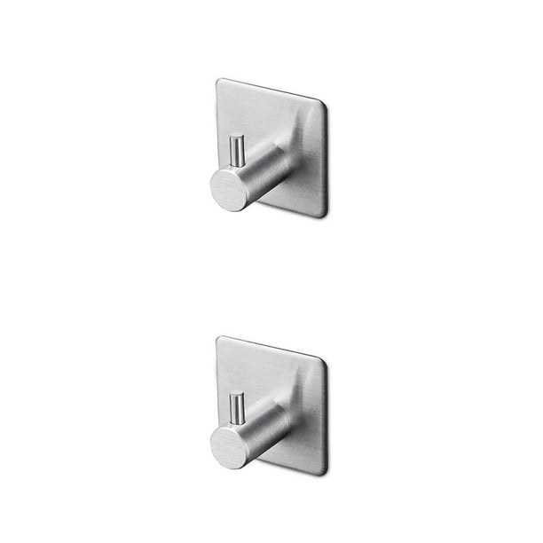 Bewildely Gancho colgante de acero inoxidable para cocina, chaquetas de pared, colgador sin taladros, estante organizador para ahorrar espacio, Type2 NO2