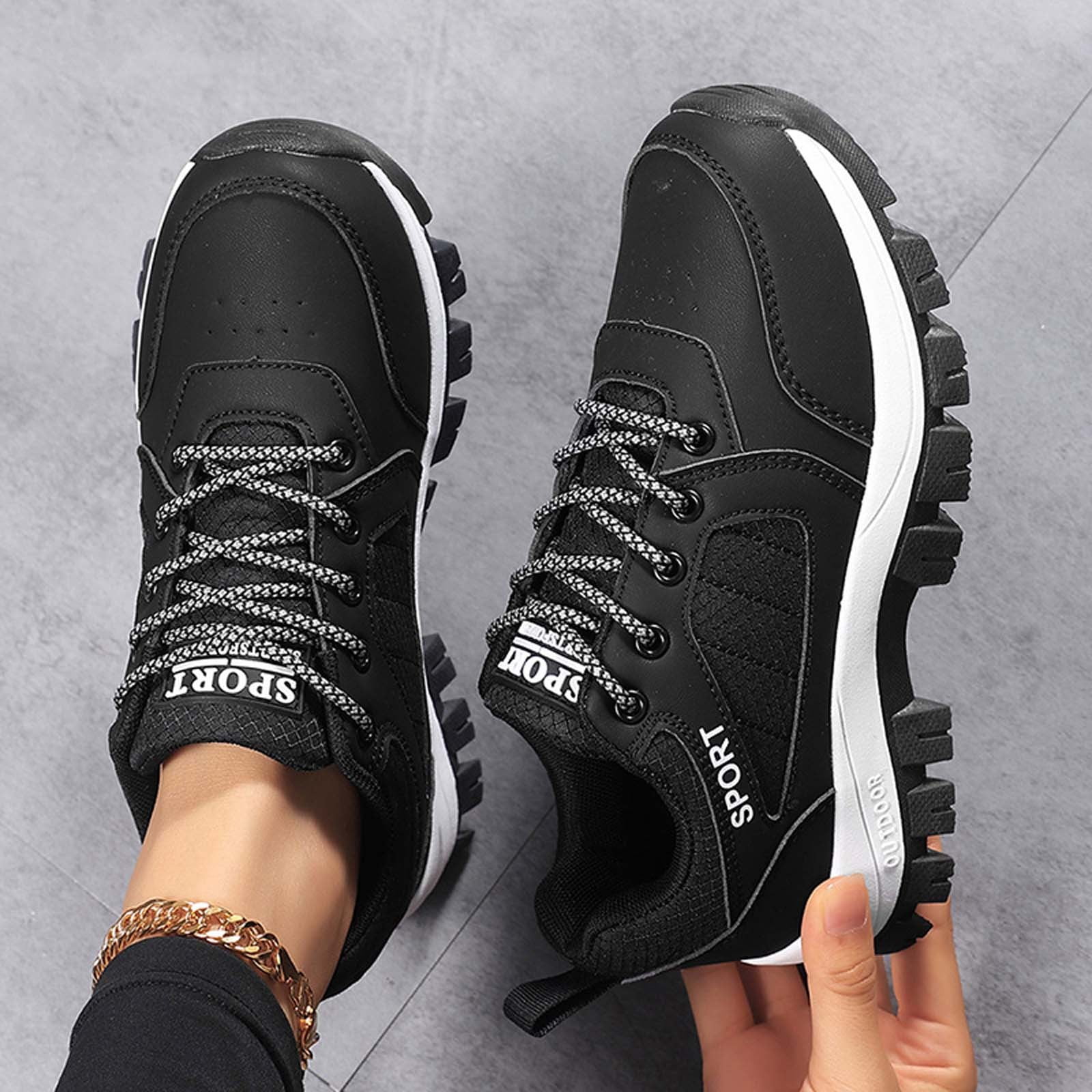 Women's Walking Shoes Waterproof Hiking Shoes on Orthopedic Sneakers Outdoor Non Shoes Casual Trail Shoes
