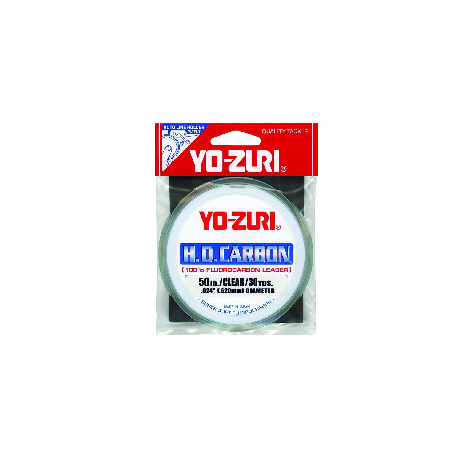 Yo-Zuri HD Carbon Disappearing Pink 30 Yards Fluorocarbon Leader 130 Pound for sale online 
