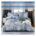thumbnail image 2 of King Comforter Set 3 Piece - Floral Pattern Bedding - Soft Microfiber Comforter & Pillowcases - Bedroom Decor for Adults - All Season Comfort, 2 of 4
