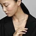 thumbnail image 3 of COLLAR PLATA ESTERLINA 925 SNAKE CIERRE CIRCULAR 8574, 3 of 3
