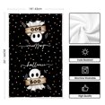thumbnail image 4 of Sm:)e Bats Jack-O'-Lantern Black Cat Pumpkin Ghost Halloween Kitchen Towels Dish Towels 18x26 Inch Set of 2, 4 of 5