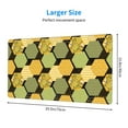 thumbnail image 3 of Balery Bee Honey Mouse Pad ,15.8x29.5 In Large Gaming Mouse Pad Desk Mat Long Non-Slip Rubber Stitched Edges,Waterproof Mousepad Desk Mat For Gamer Office Home, 3 of 9