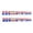 A, variant on 4th Of July Nails, Independence Day Flag Fake Nail Art Nails Wear Nails 24PCS