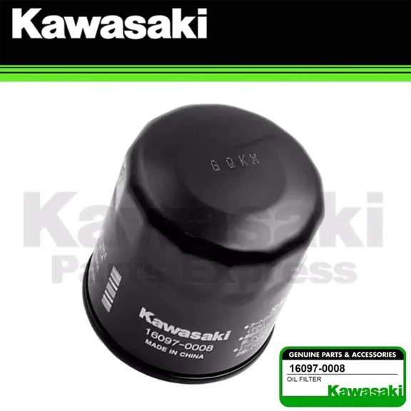 NEW 1985 - 2025 GENUINE KAWASAKI OIL FILTER 16097-0008 FITS NINJA VULCAN VERSYS